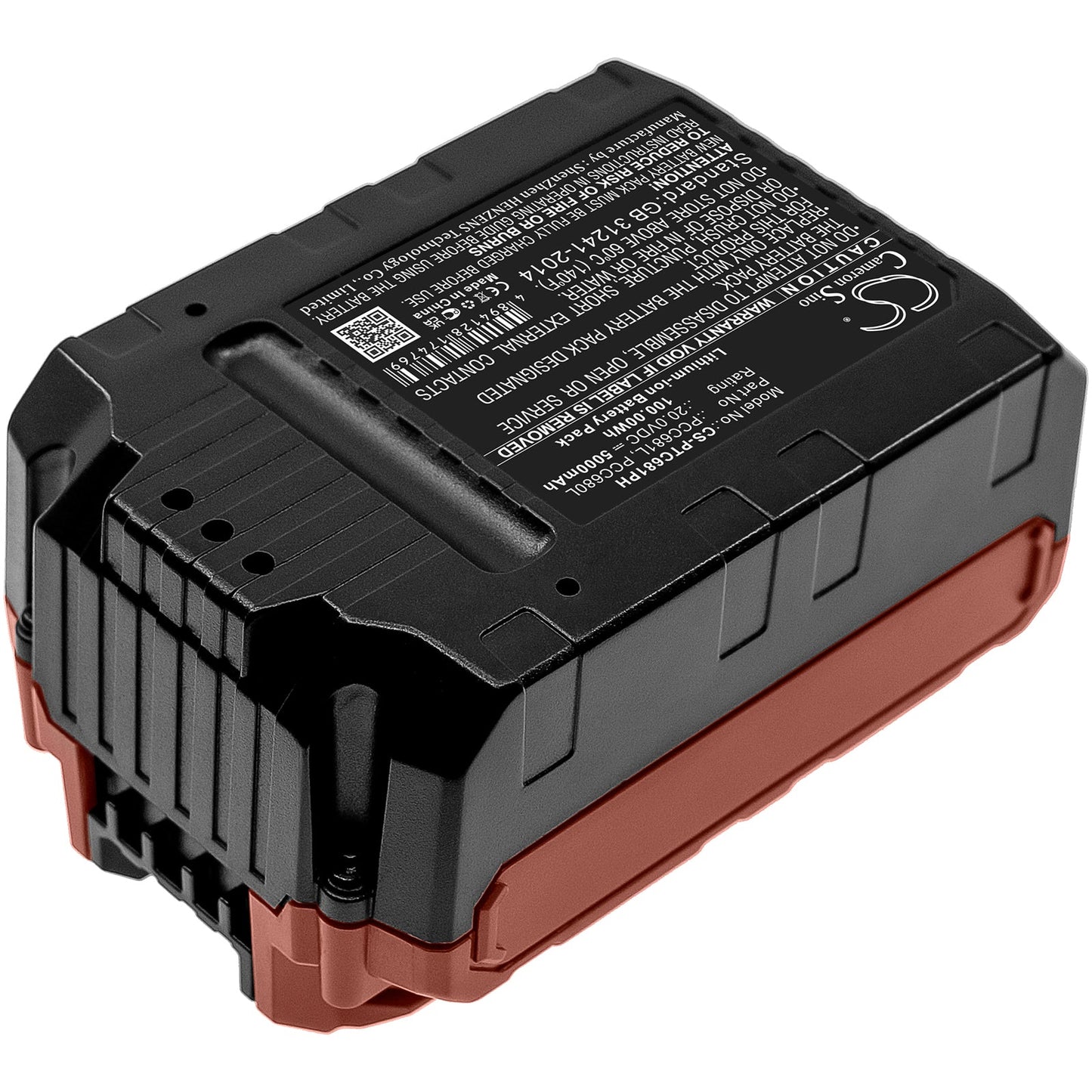 Replacement Battery for Black & Decker ASD18 Typ 1 – Power Tools – 5000mAh / 100.00Wh / 20.0V