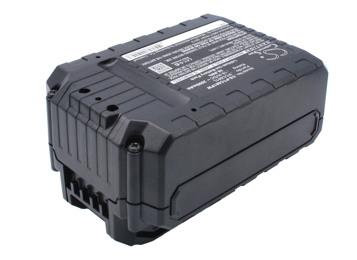 Replacement Battery for Black & Decker ASD18 Typ 1 – Power Tools – 2000mAh / 36.00Wh / 18.0V