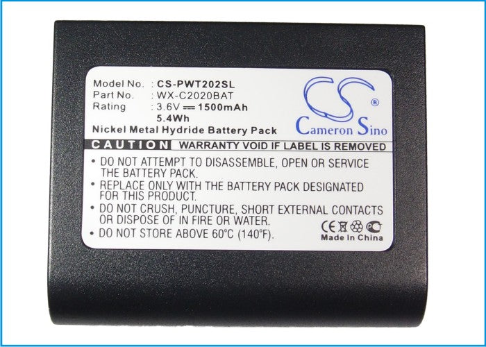 Replacement Battery for Panasonic Ultraplex II – Wireless Headset – 1500mAh / 5.40Wh / 3.6V