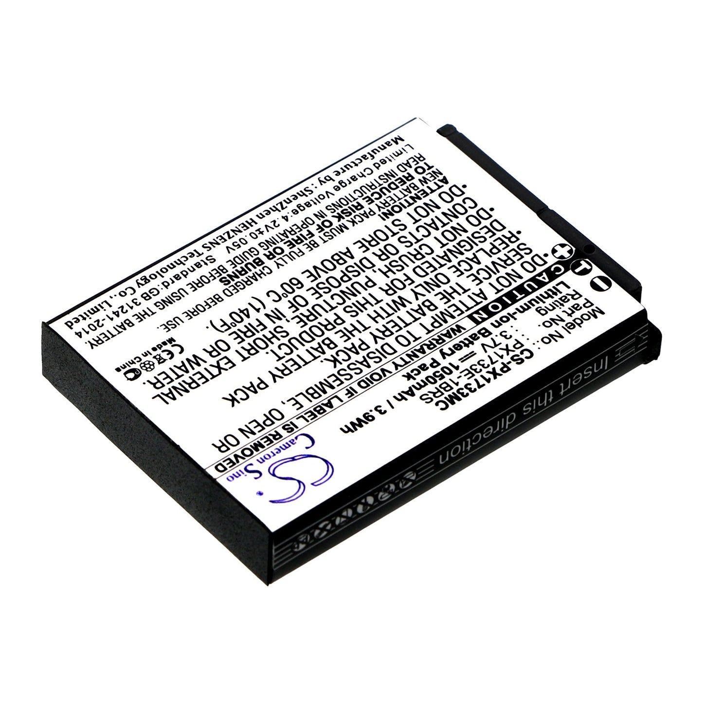 Replacement Battery for Toshiba Camileo S30 – Camera – 1050mAh x 3.9Wh / 3.7V