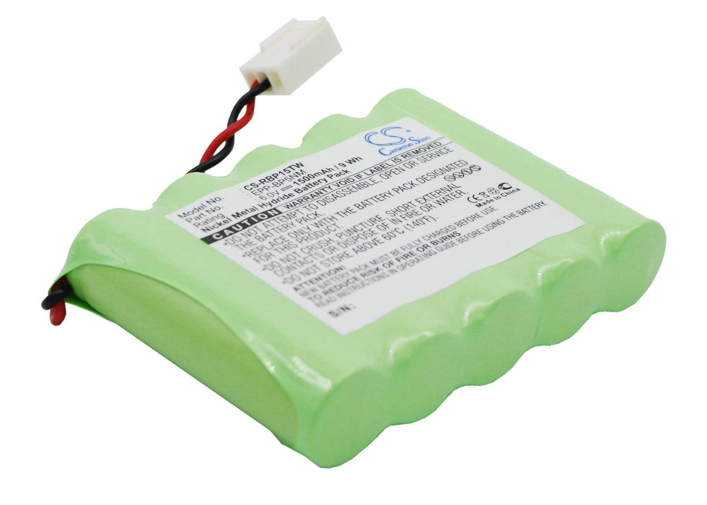 Replacement Battery for Ritron & RT-15H – Two-Way Radio – 1500mAh / 6.0V