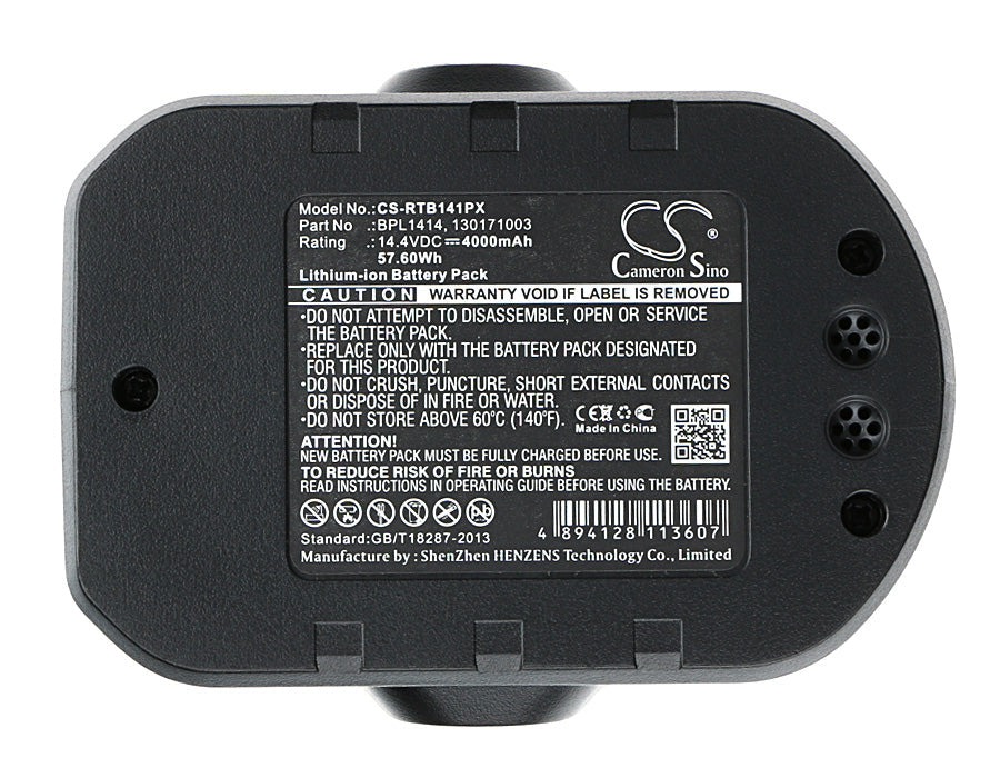 Replacement Battery for Ryobi CDD144V22 – Power Tools – 4000mAh / 57.60Wh / 14.4V