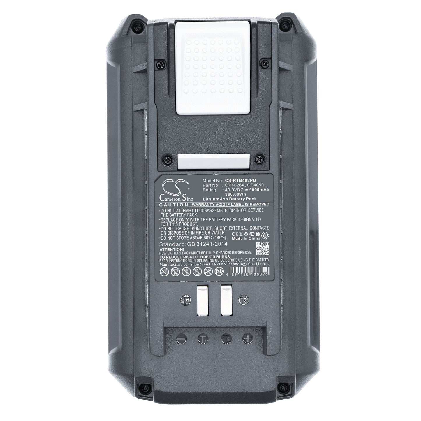 Replacement Battery for Ryobi 40V 14 IN Brushless Chain Saw – Power Tools – 9000mAh / 360.00Wh / 40.0V