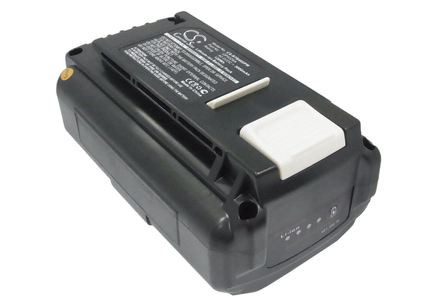 Replacement Battery for Ryobi 40V 14 IN Brushless Chain Saw – Power Tools – 3000mAh / 120.00Wh / 40.0V