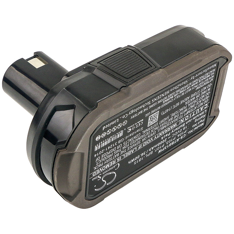 Replacement Battery for Ryobi BID-1801M – Power Tools – 2000mAh / 36.0Wh / 18.0V