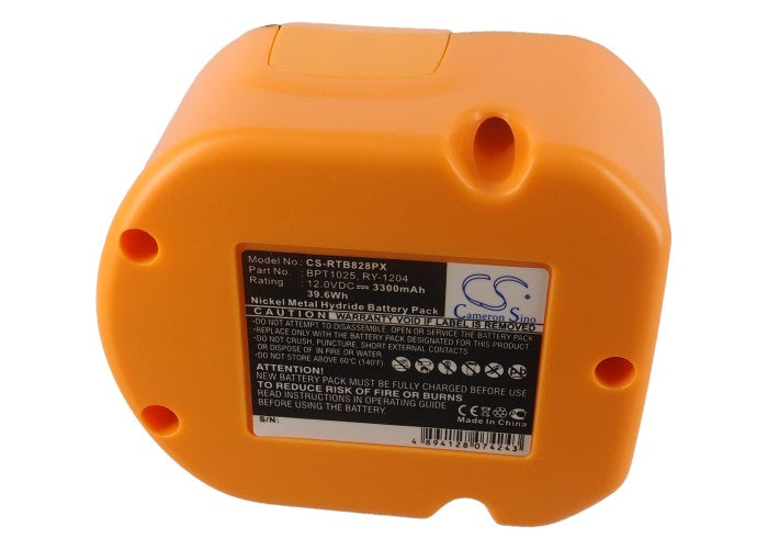 Replacement Battery for Ryobi BID1211 – Power Tools – 3300mAh/39.6Wh / 12.0V