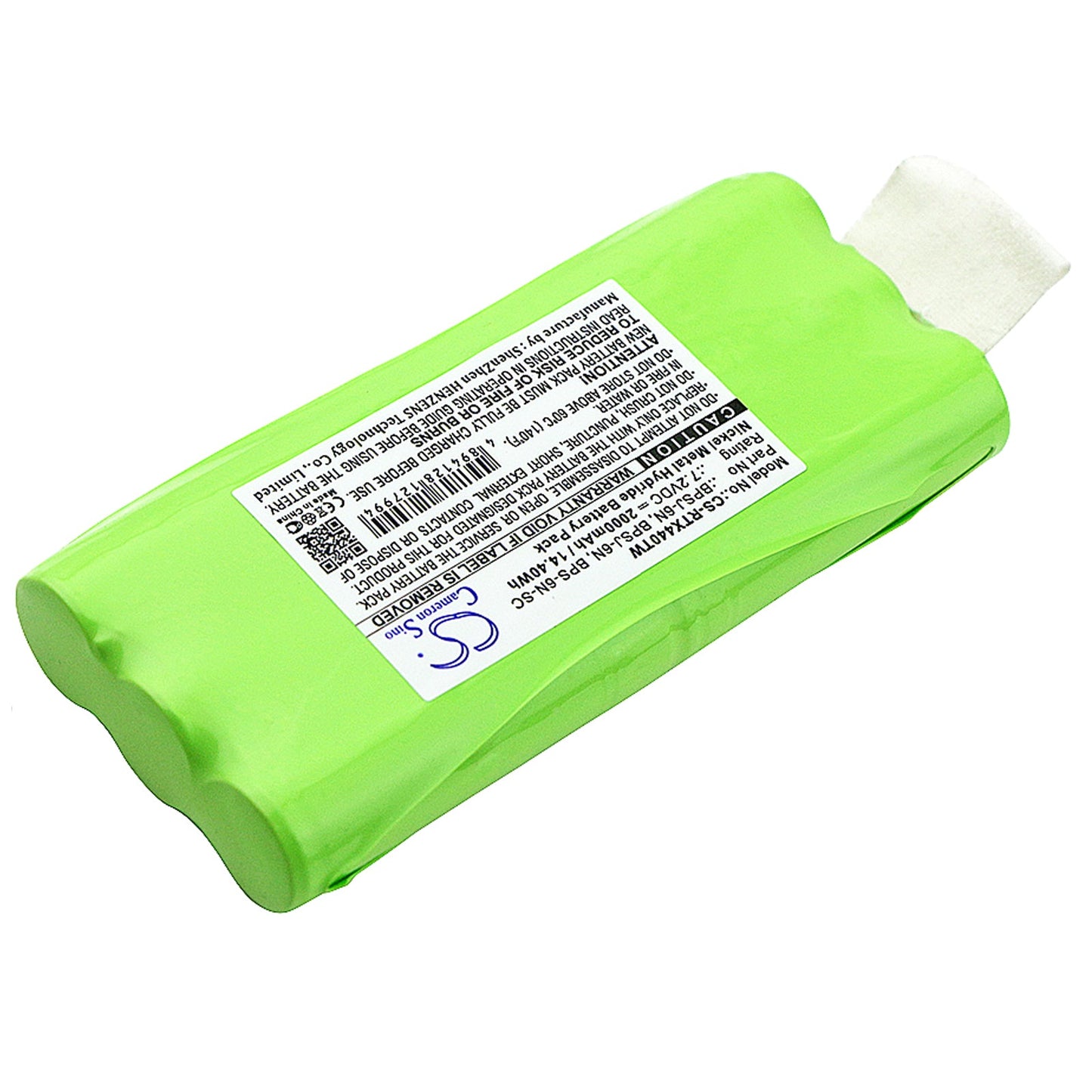Replacement Battery for Ritron JMX 441D – Two-Way Radio – 2000mAh / 14.40Wh / 7.2V