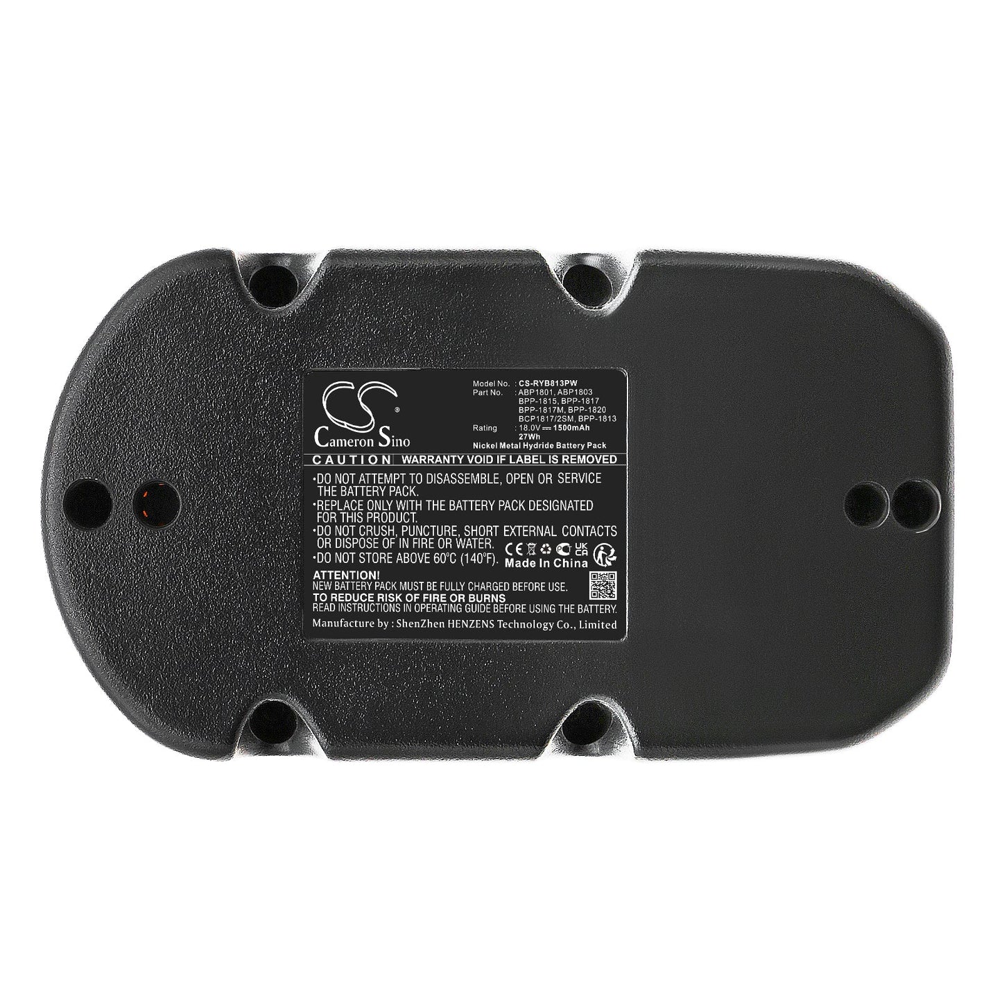 Replacement Battery for Ryobi BID-1801M – Power Tools – 1500mAh / 18.0V