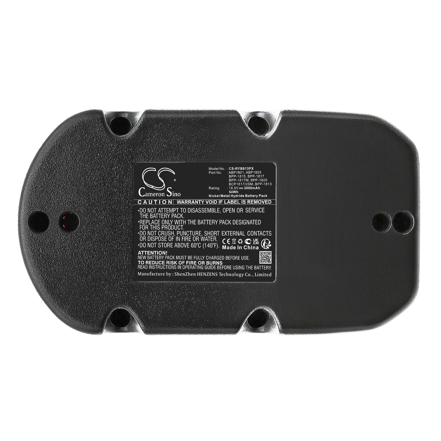 Replacement Battery for Ryobi BID-1801M – Power Tools – 3000mAh / 18.0V
