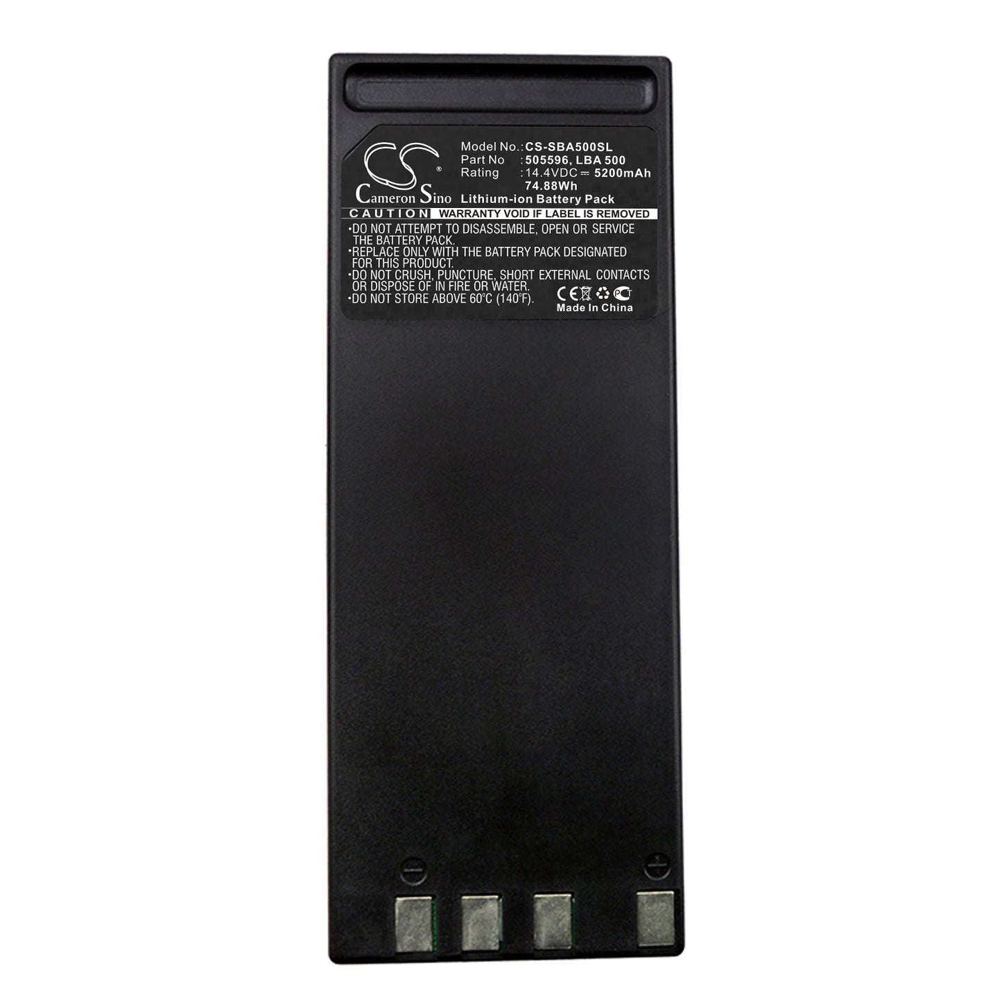 Replacement Battery for Sennheiser LSP 500 Pro – Wireless Headset – 5200mAh / 74.88Wh / 14.4V