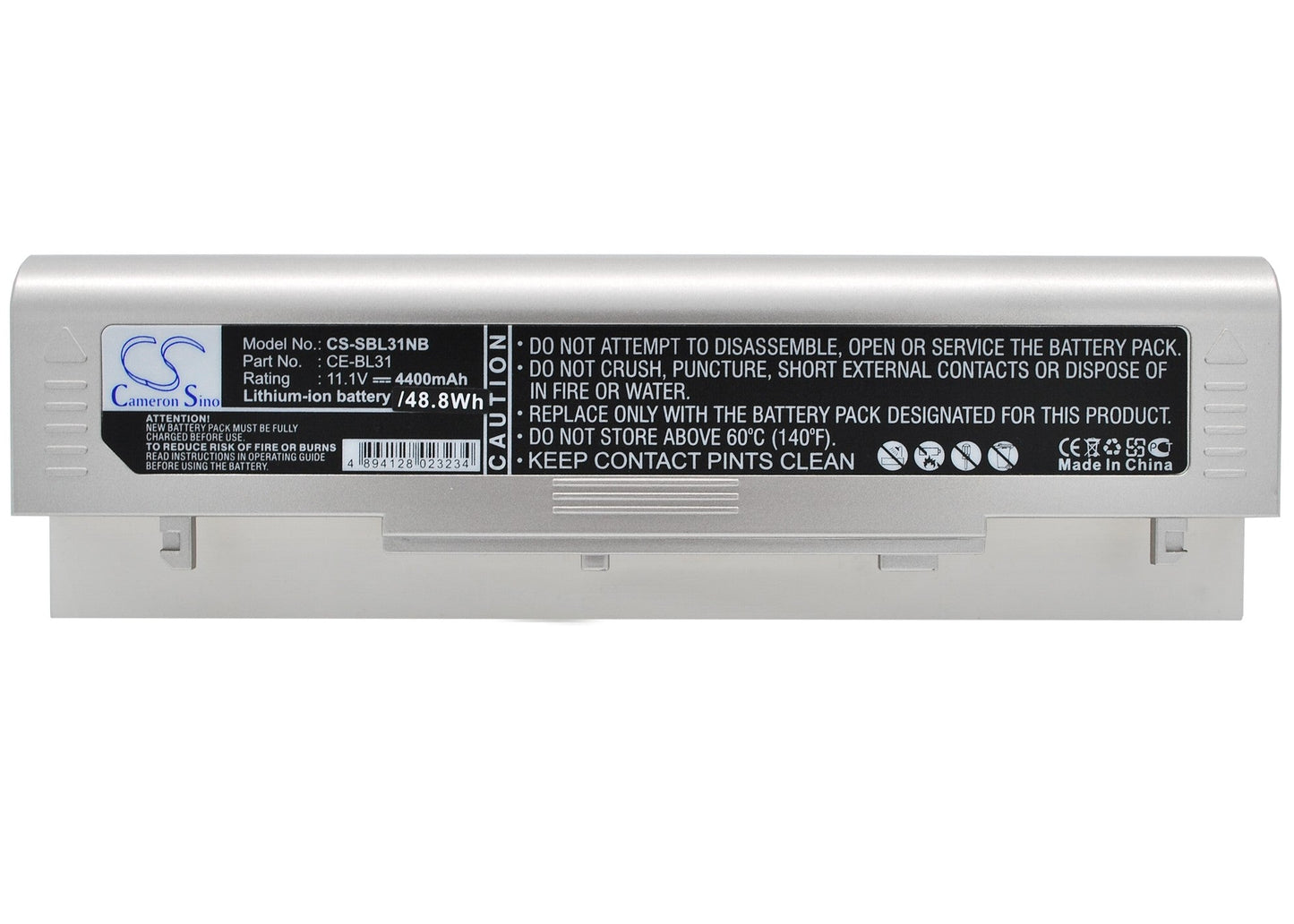 Replacement Battery for Sharp MC1-3CA – Notebook, Laptop – 4400mAh / 11.1V