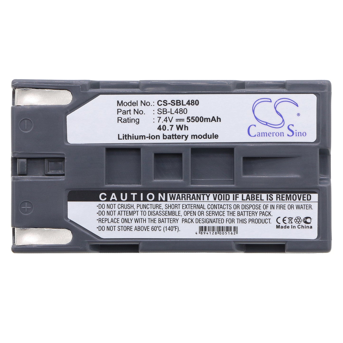 Replacement Battery for Samsung SCL810 – Camera – 5500mAh / 7.4V