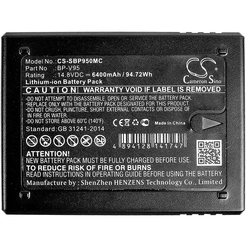 Replacement Battery for RED Epic – Camera – 6400mAh / 94.72Wh / 14.8V