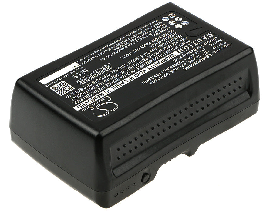 Replacement Battery for Sony DSR-250P – Camera – 13200mAh / 195.36Wh / 14.8V