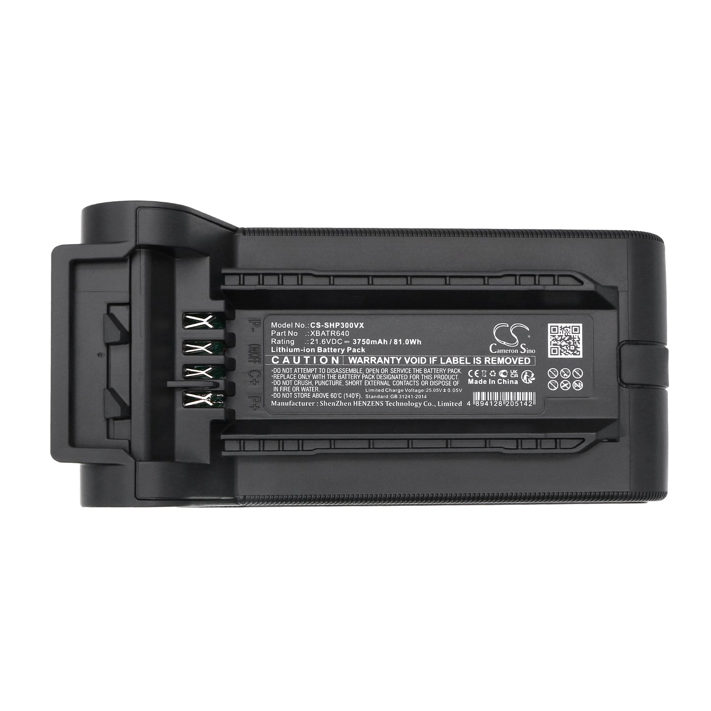 Replacement Battery for Shark IP3000, POWERDETECT Clean & Empty Vacu – 3750mAh / 81.0Wh