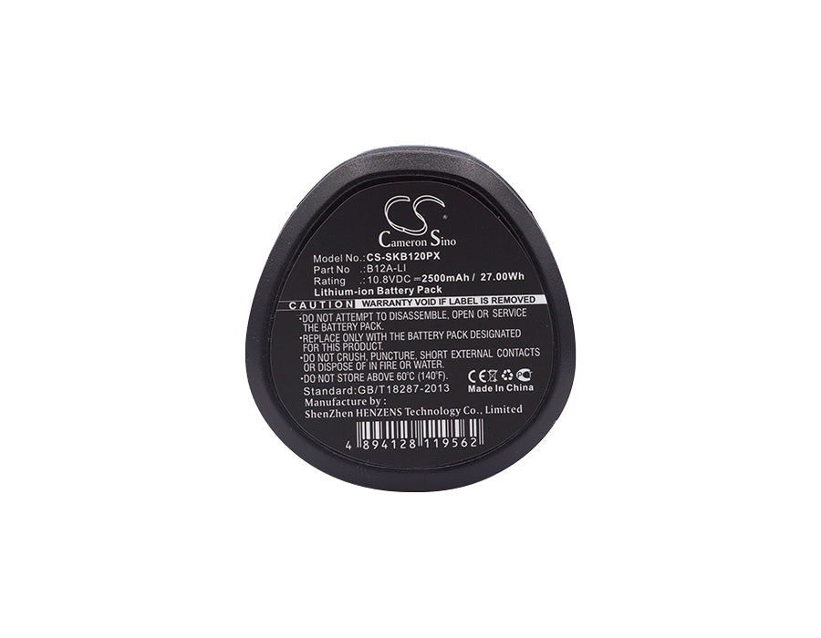 Replacement Battery for SKIL 2412-01 – Power Tools – 2500mAh / 27.00Wh / 10.8V