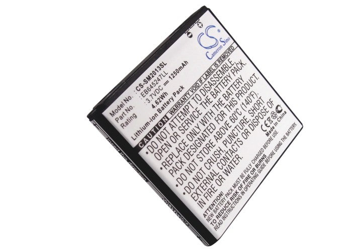Replacement Battery for Samsung GT-B9388 – Mobile, SmartPhone – 1250mAh / 4.62Wh / 3.7V