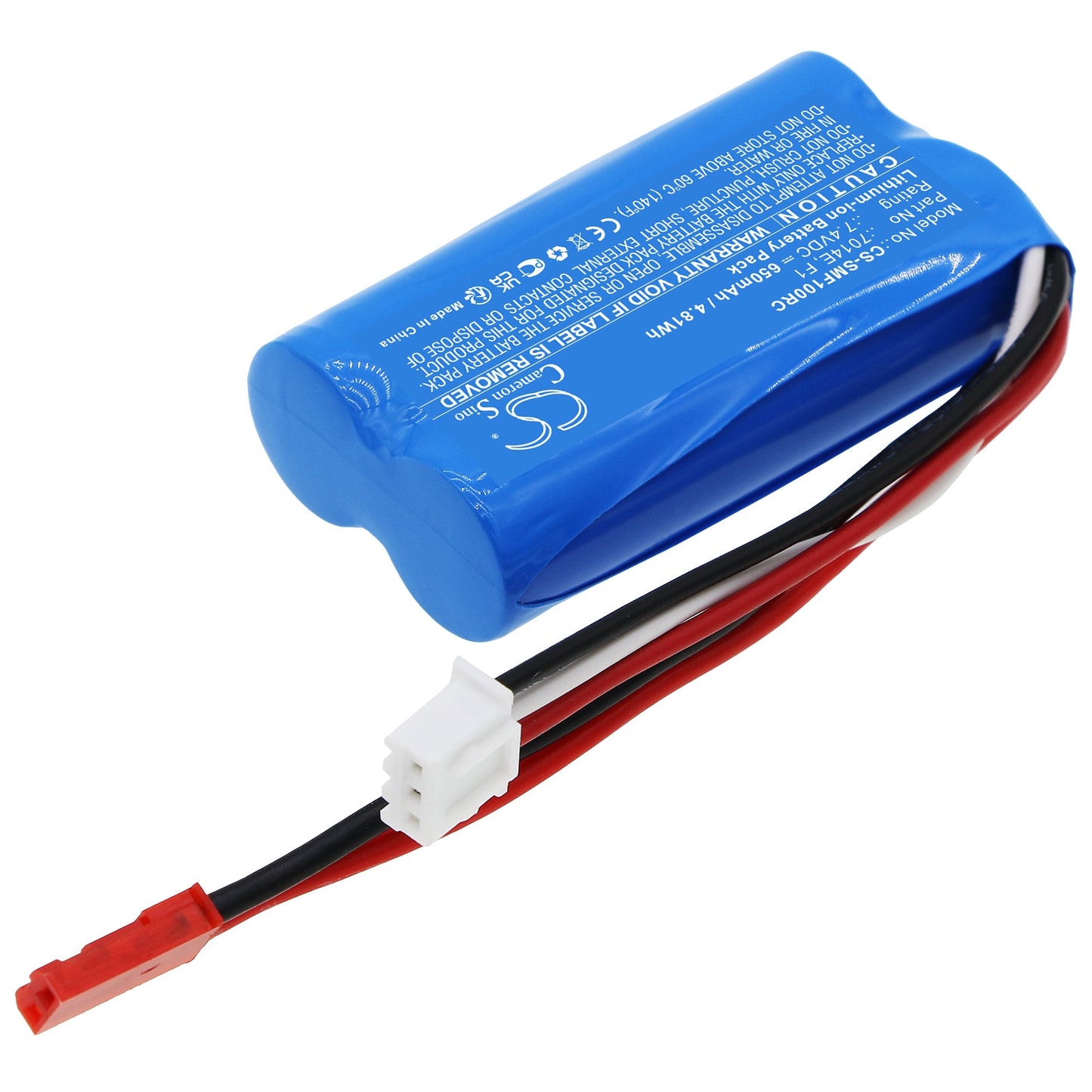 Replacement Battery for SYMA F1 – Heli/Airplane – 650mAh / 4.81Wh / 7.4V