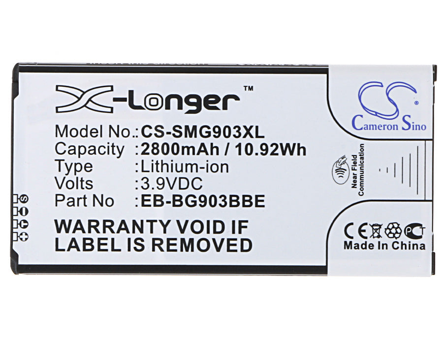 Replacement Battery for Samsung Galaxy S5 Neo – Mobile, SmartPhone – 2800mAh / 10.92Wh / 3.9V