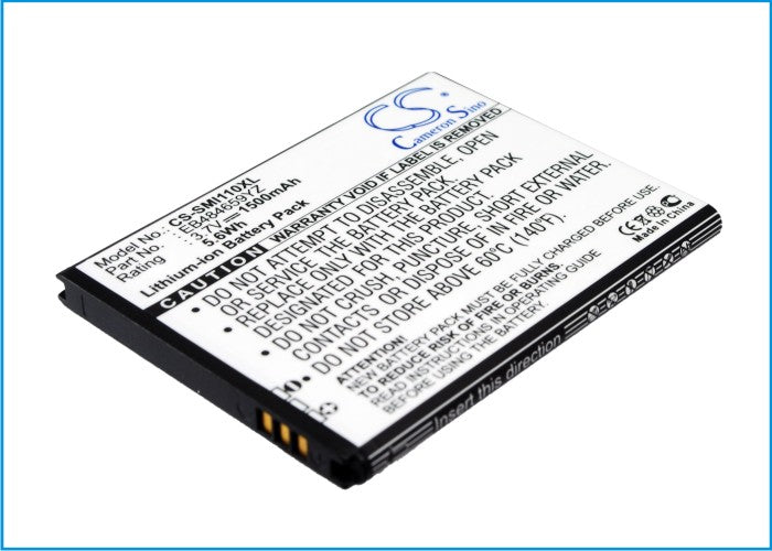 Replacement Battery for Verizon  Galaxy S i500 – Mobile, SmartPhone – 1500mAh/5.55Wh / 3.7V