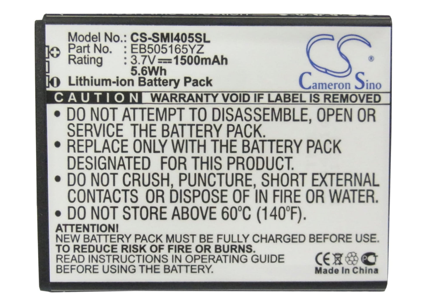 Replacement Battery for Verizon  Aegis – Mobile, SmartPhone – 1500mAh/5.55Wh / 3.7V