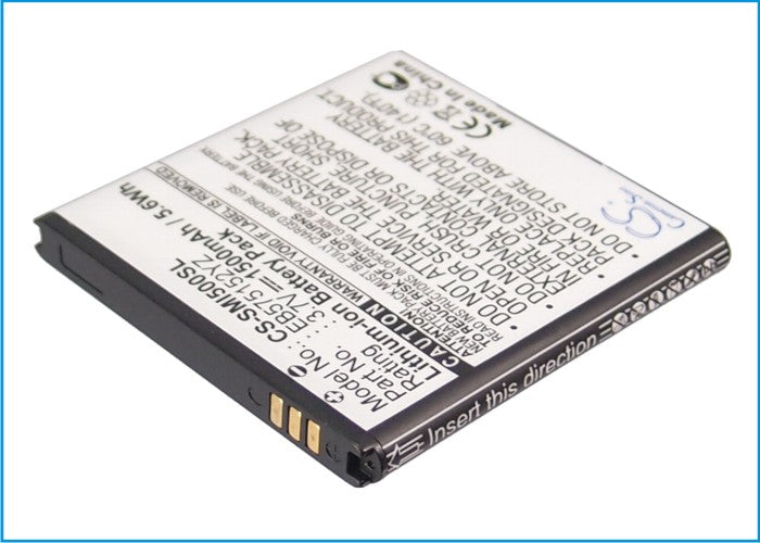 Replacement Battery for Verizon  Fascinate – Mobile, SmartPhone – 1500mAh/5.55Wh / 3.7V