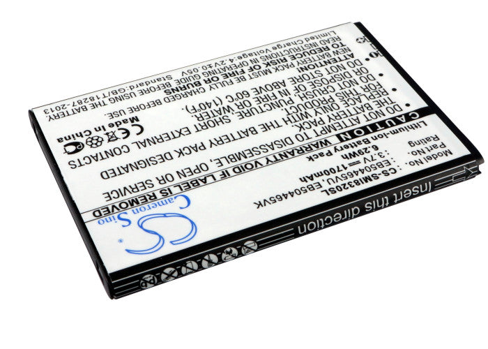 Replacement Battery for T-Mobile  SGH-T839 – Mobile, SmartPhone – 1700mAh / 6.29Wh / 3.7V