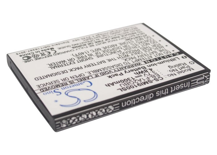 Replacement Battery for USCellular  Galaxy S II – Mobile, SmartPhone – 1300mAh / 4.81Wh / 3.7V