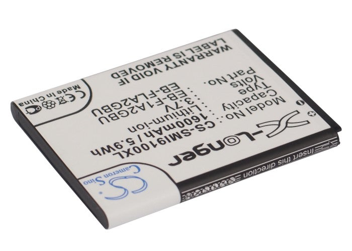 Replacement Battery for USCellular  Galaxy S II – Mobile, SmartPhone – 1600mAh / 5.92Wh / 3.7V