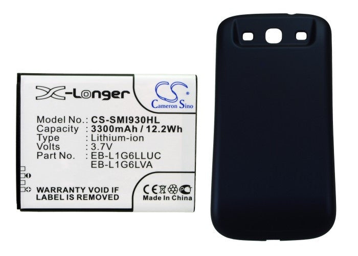 Replacement Battery for Samsung Galaxy S3 – Mobile, SmartPhone – 3300mAh/12.2Wh / 3.7V