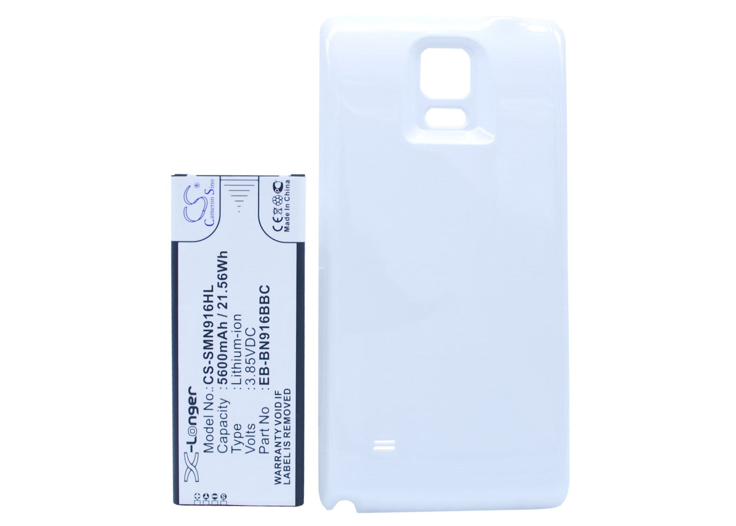 Replacement Battery for Samsung Galaxy Note 4 ( China Mobile ) – Mobile, SmartPhone – 5600mAh / 21.56Wh / 3.85V