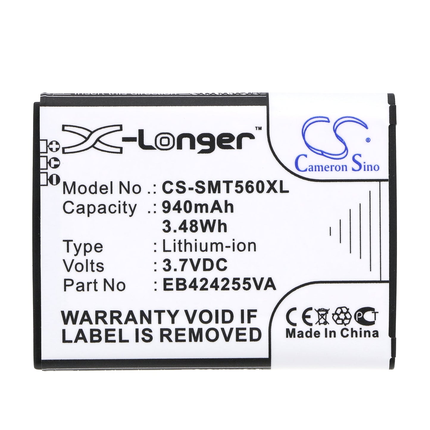 Replacement Battery for Virgin Mobile  Montage – Mobile, SmartPhone – 940mAh / 3.48Wh / 3.7V