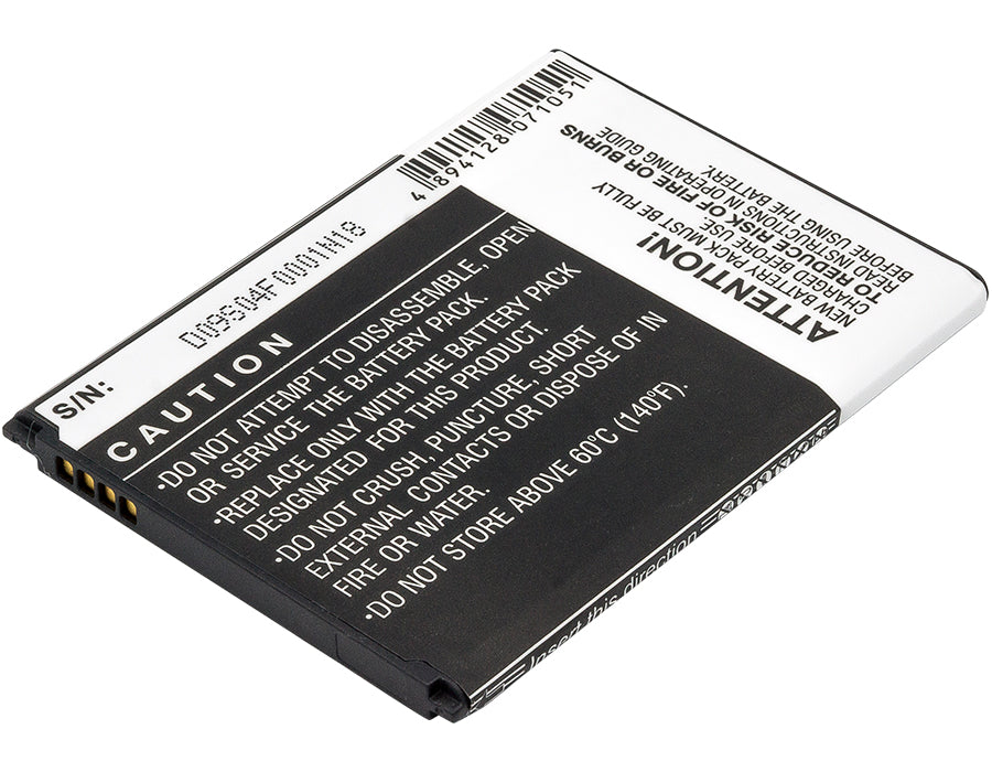 Replacement Battery for Verizon  Galaxy Stratosphere II – Mobile, SmartPhone – 1800mAh/6.66Wh / 3.7V