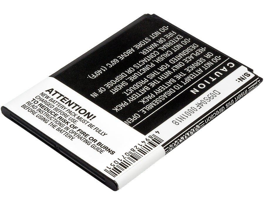 Replacement Battery for Verizon  Galaxy Stratosphere II – Mobile, SmartPhone – 1800mAh/6.66Wh / 3.7V
