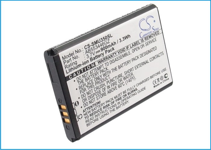 Replacement Battery for Verizon  Gusto 2 – Mobile, SmartPhone – 900mAh / 3.33Wh / 3.7V