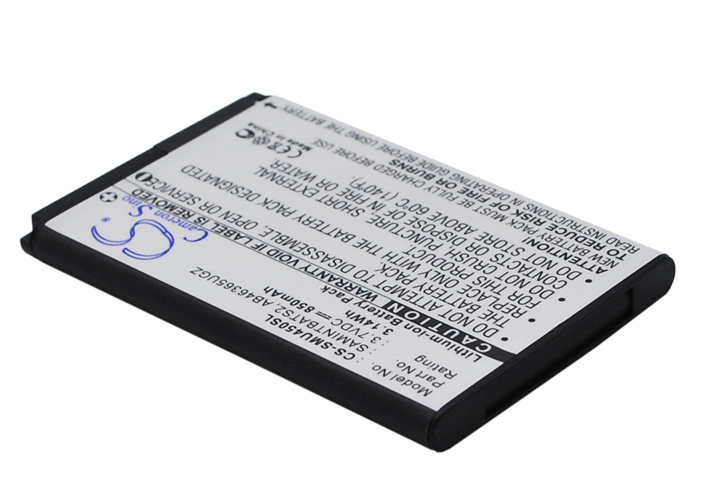 Replacement Battery for Verizon  DoubleTake – Mobile, SmartPhone – 850mAh/3.14Wh / 3.7V