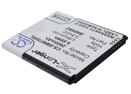 Replacement Battery for Verizon  SM-W750V – Mobile, SmartPhone – 2600mAh / 9.88Wh / 3.8V