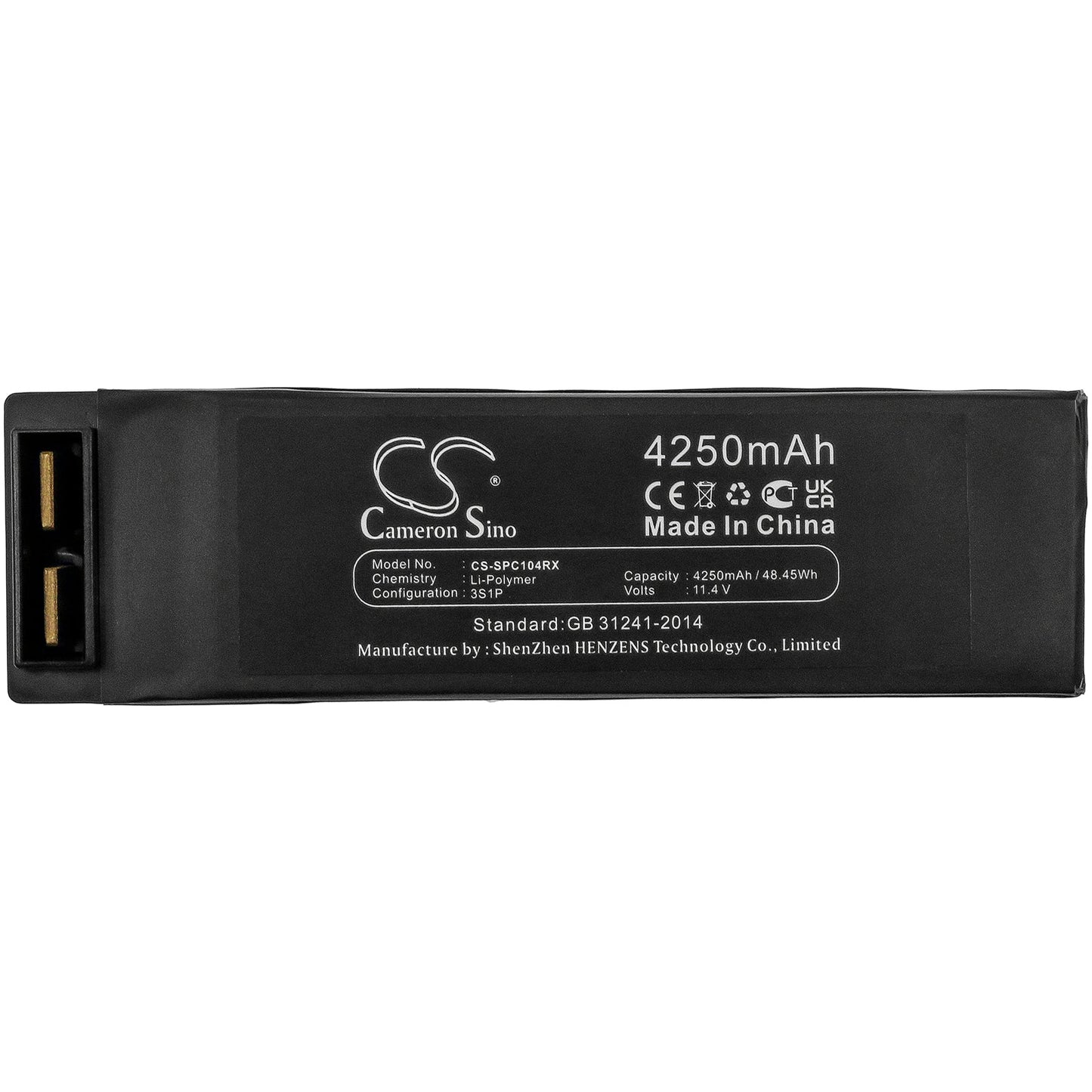 Replacement Battery for Swellpro Spry – Drones – 4250mAh / 48.45Wh / 11.4V