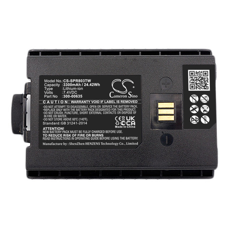 Replacement Battery for Sepura SC20 – Two-Way Radio – 3300mAh / 24.42Wh / 7.4V
