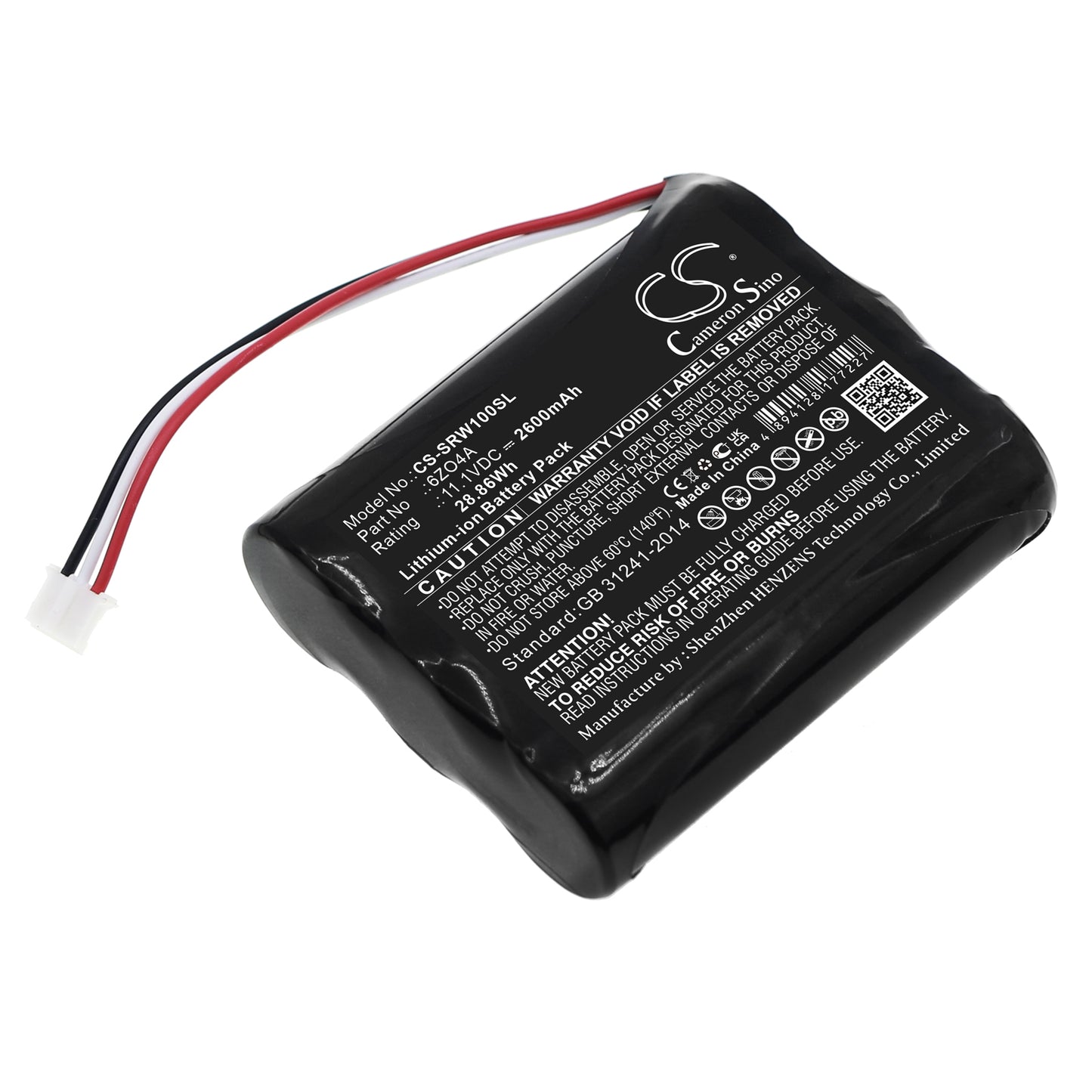 Replacement Battery for Sony VGF-WA1 – 2600mAh / 28.86Wh