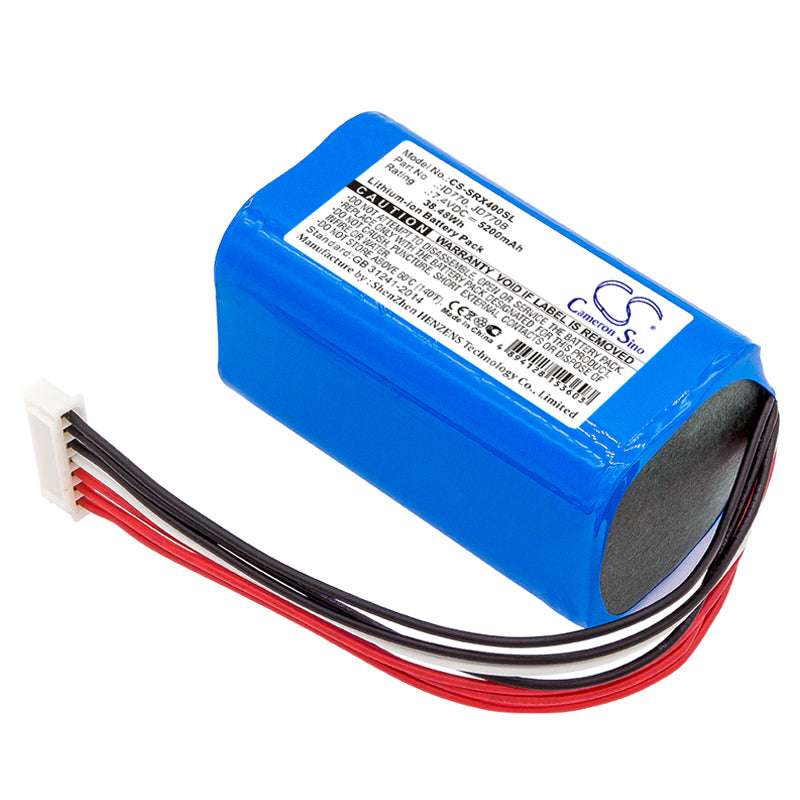 Replacement Battery for Sony SRS-XB40 – 5200mAh / 38.48Wh