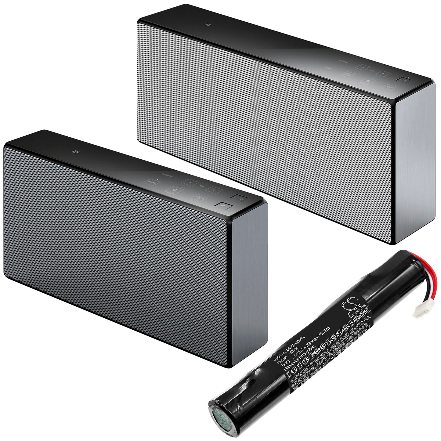 Replacement Battery for Sony SRS-BTX300 – 2600mAh / 19.24Wh