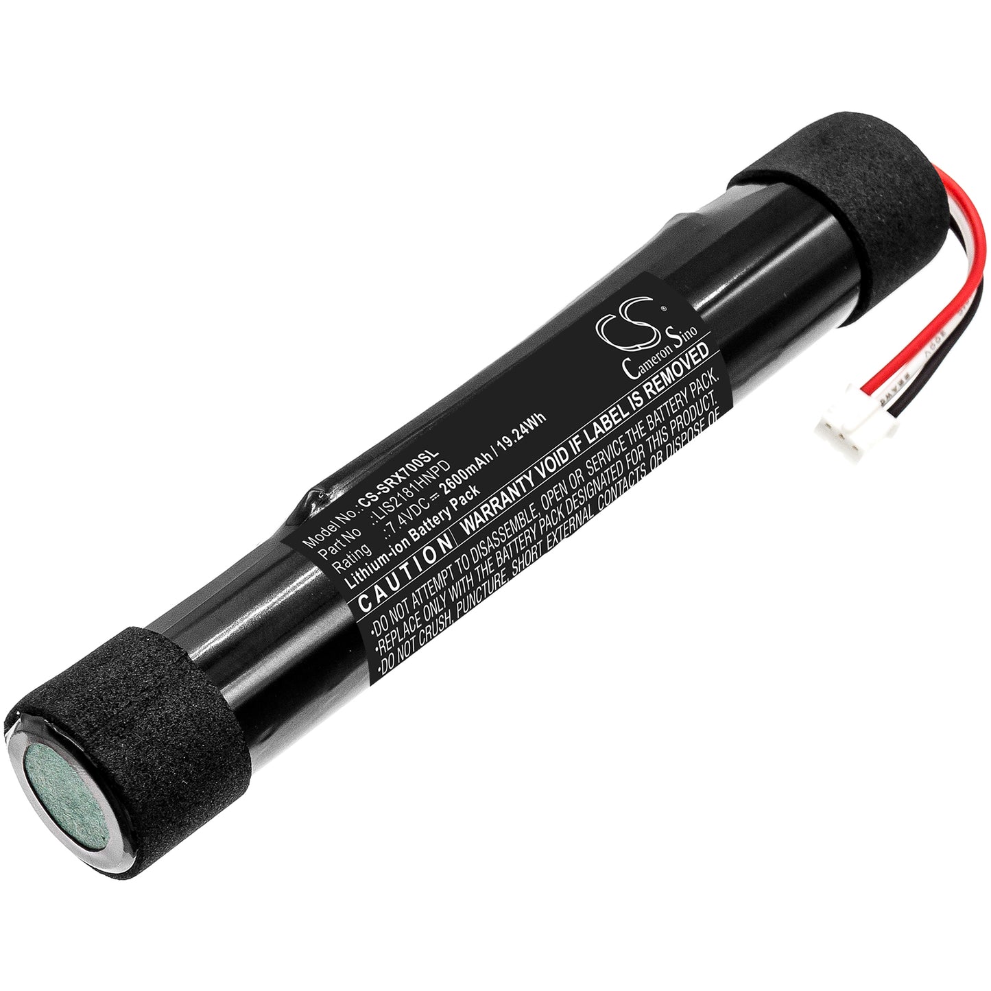 Replacement Battery for Sony SRS-BTX300 – 2600mAh / 19.24Wh
