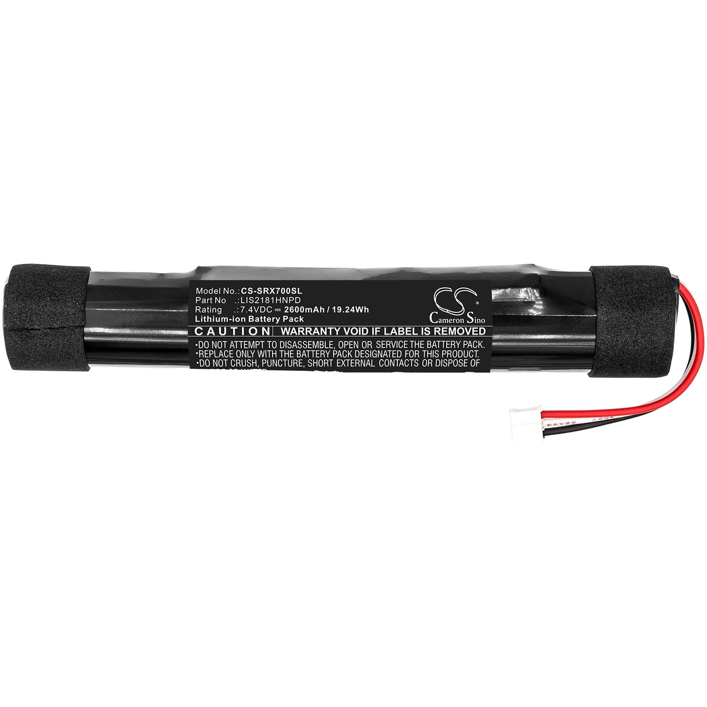 Replacement Battery for Sony SRS-BTX300 – 2600mAh / 19.24Wh