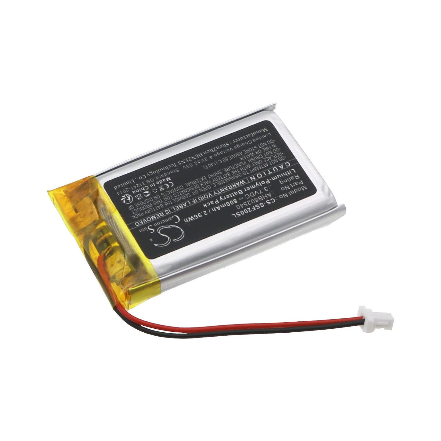 Replacement Battery for Sena SF2 – Wireless Headset – 800mAh / 2.96Wh / 3.7V