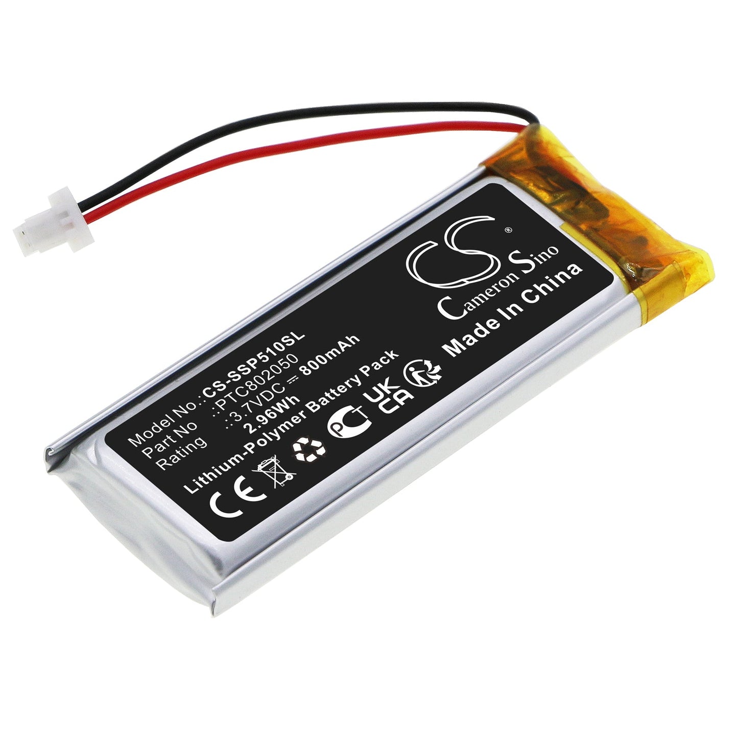 Replacement Battery for Sena GT-Air II – Wireless Headset – 800mAh / 2.96Wh / 3.7V