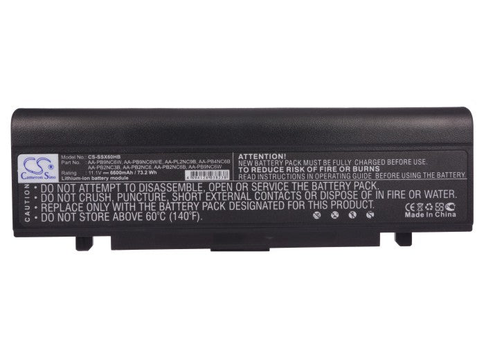 Replacement Battery for Samsung M60 Aura T5450 Chartiz – Notebook, Laptop – 6600mAh / 73.26Wh / 11.1V