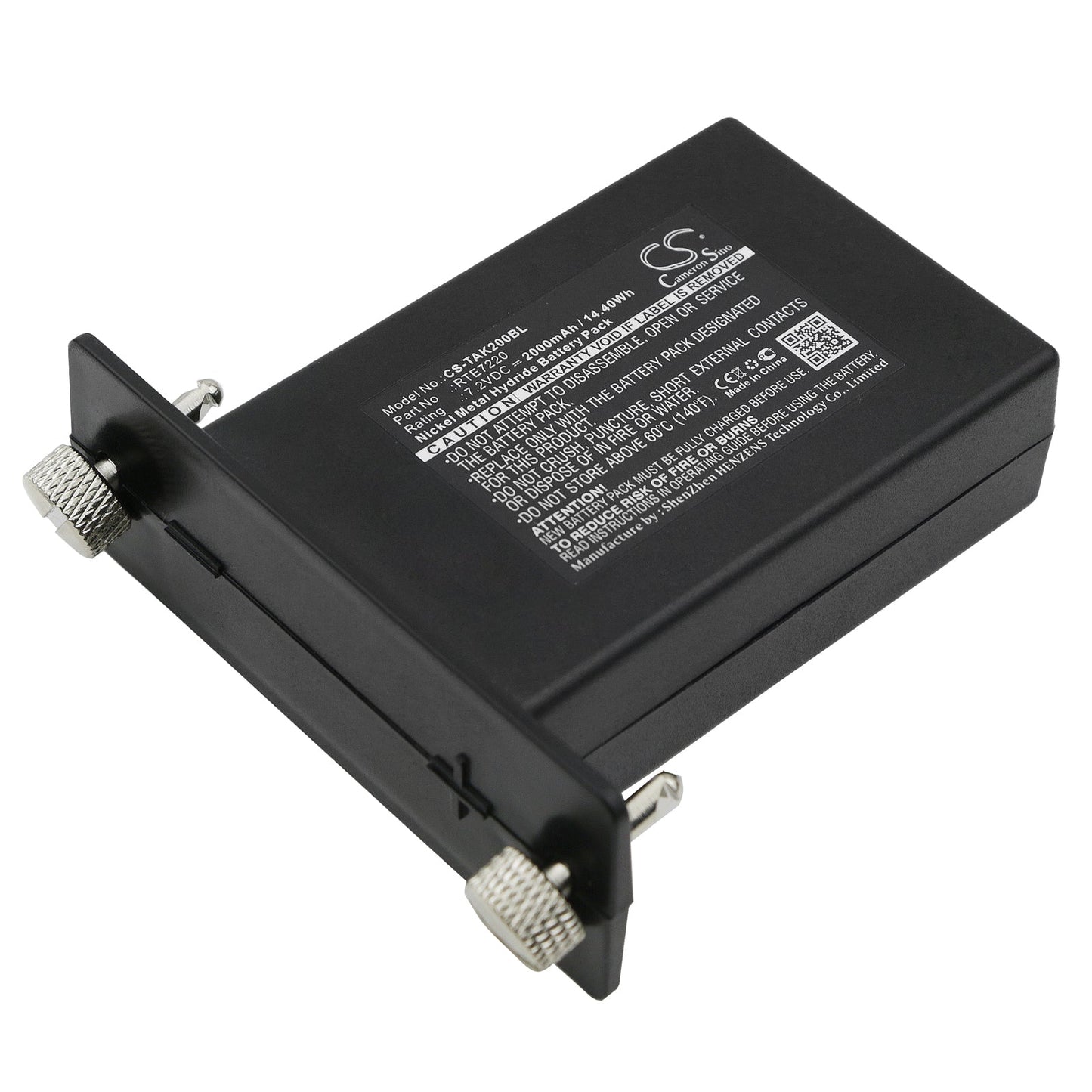 Replacement Battery for Teletec 10191556 – Crane Remote Control – 2000mAh / 14.40Wh / 7.2V