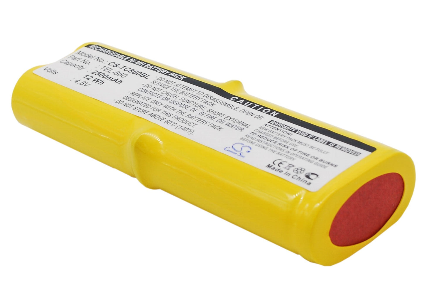 Replacement Battery for Telxon  PTC860 – Barcode Scanner – 2500mAh / 12.00Wh / 4.8V