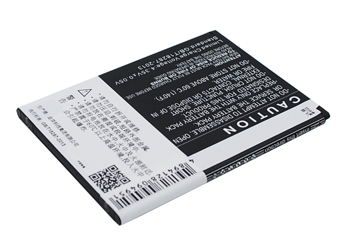 Replacement Battery for TCL  J706T – Mobile, SmartPhone – 1800mAh / 6.84Wh / 3.8V